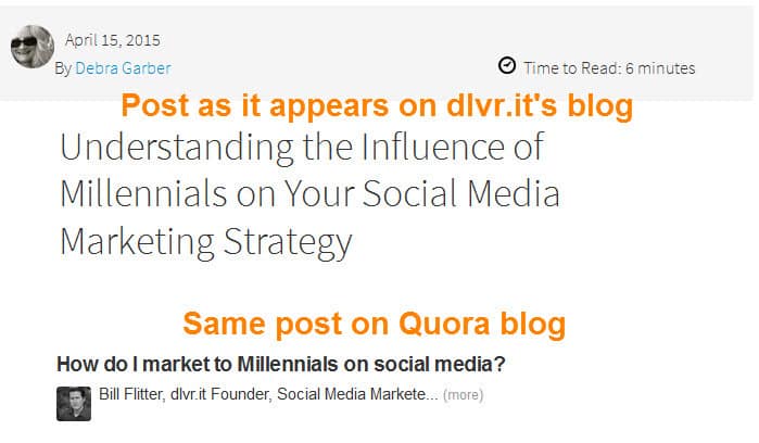 How to get traffic to your blog: Repost your blog post to a Quora blog