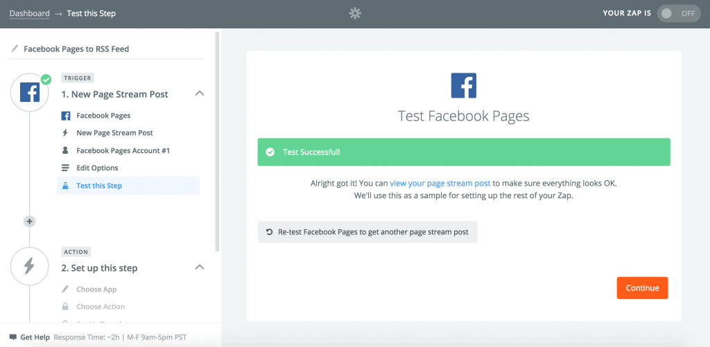 How to Create a Facebook RSS Feed Step 3