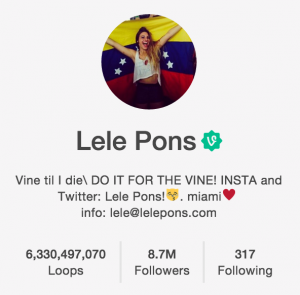 Teen Vine stars Lele Pons home page